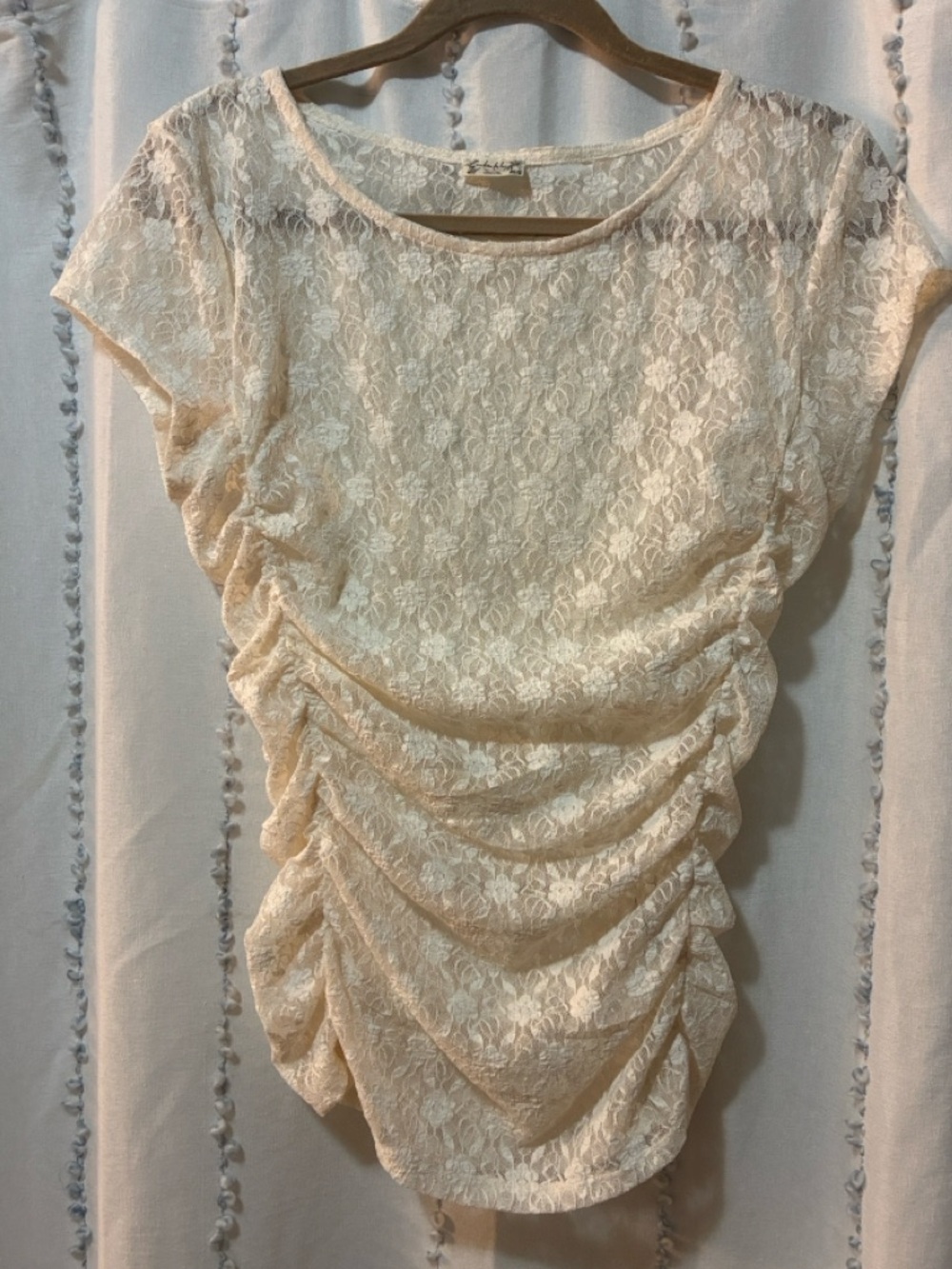 Free People Intimately Keep it Simple lace baby tee size medium - Picture 9 of 10